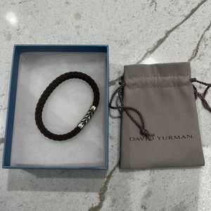 David Yurman men’s brown bracelet. Brand new, never worn.